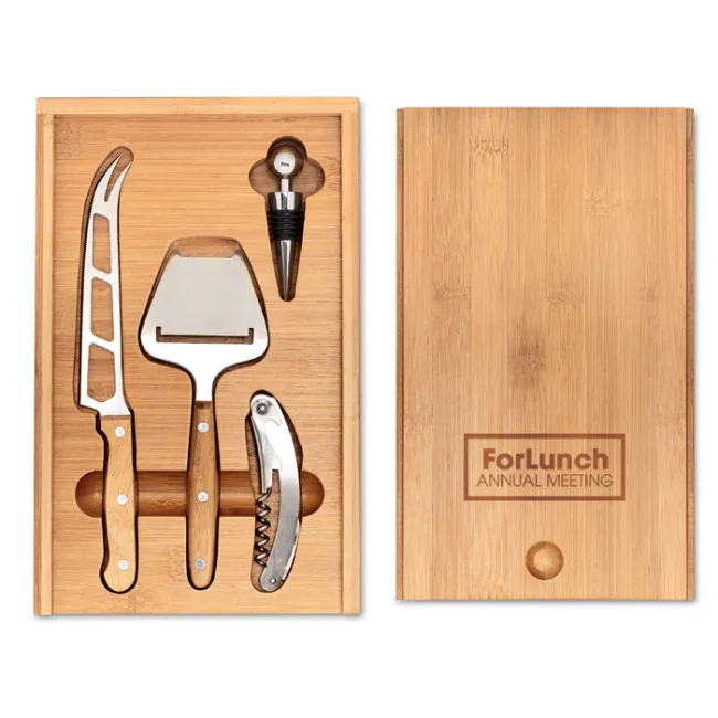 Set à fromage et vin personnalisable C&W 