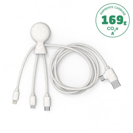 Câble de recharge Mr BIO long Xoopar ® CÂBLE DE RECHARGE MR BIO LONG XOOPAR ® - blanc