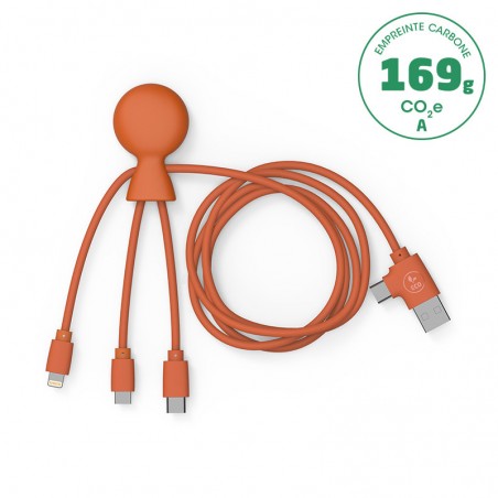 Câble de recharge Mr BIO long Xoopar ® CÂBLE DE RECHARGE MR BIO LONG XOOPAR ® - orange