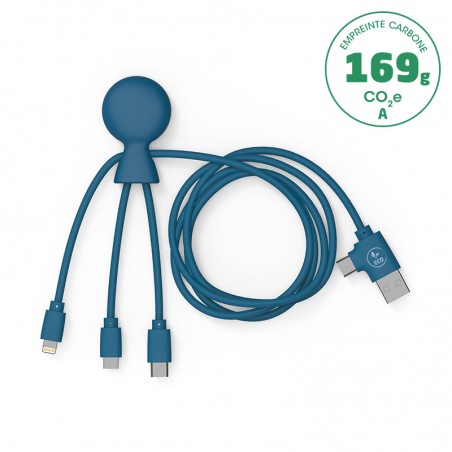 Câble de recharge Mr BIO long Xoopar ® CÂBLE DE RECHARGE MR BIO LONG XOOPAR ® - bleu