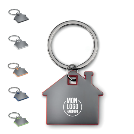 Porte-clés publicitaire house color 