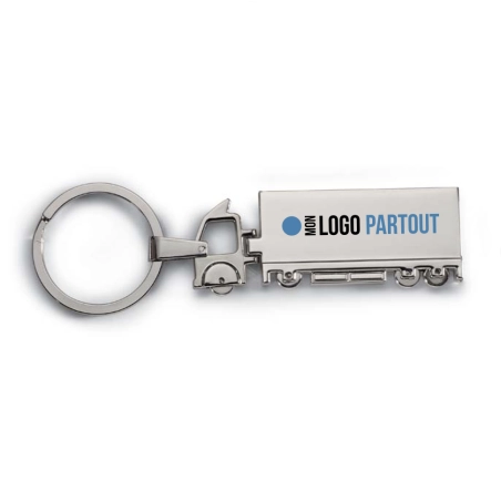 Porte-clés en métal personnalisable Trucky 