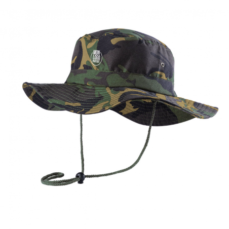 Chapeau de brousse personnalisable camouflage 