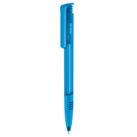 Stylo Publicitaire Super Hit Clear Grip Stylo Publicitaire Super Hit Clear Grip - Bleu Hexachrome Cyan