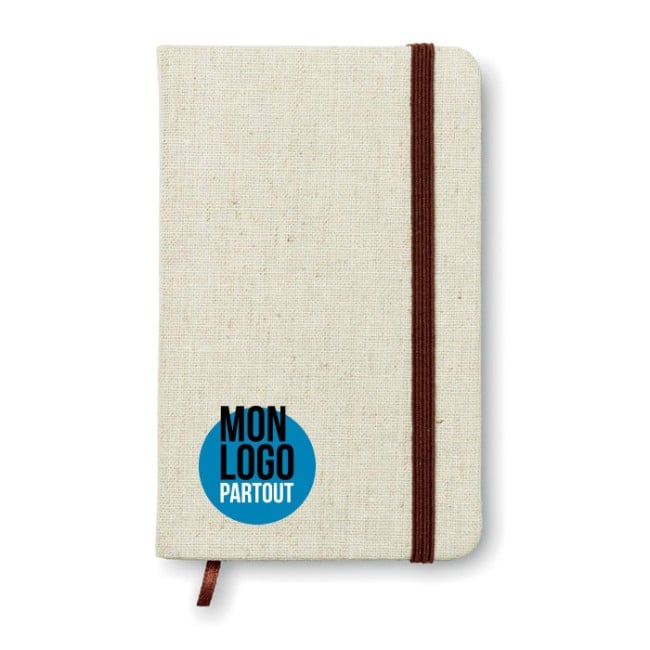 Carnet publicitaire A6 en toile rigide Canvas 