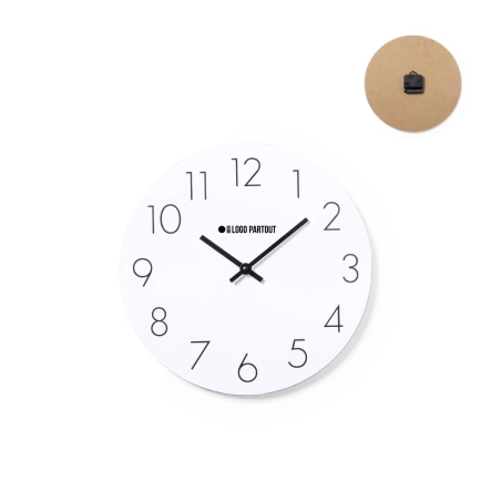 Horloge murale en bois Kajim 