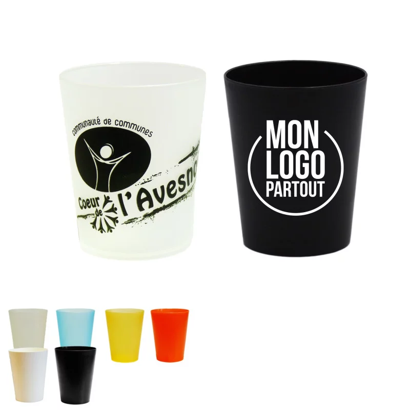 Gobelet publicitaire réutilisable CUP 15cl Gobelet publicitaire réutilisable CUP 15cl
