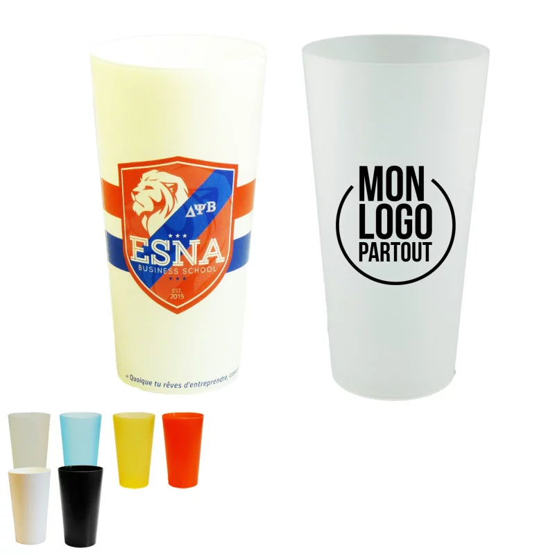 Gobelet publicitaire réutilisable CUP 50cl Gobelet publicitaire réutilisable CUP 50cl - couverture