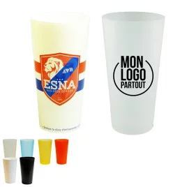 Gobelet publicitaire réutilisable CUP 50cl - couverture