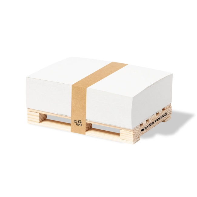 Bloc papier palette publicitaire Hibon