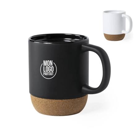 Mug publicitaire en céramique & liège 420 ml 