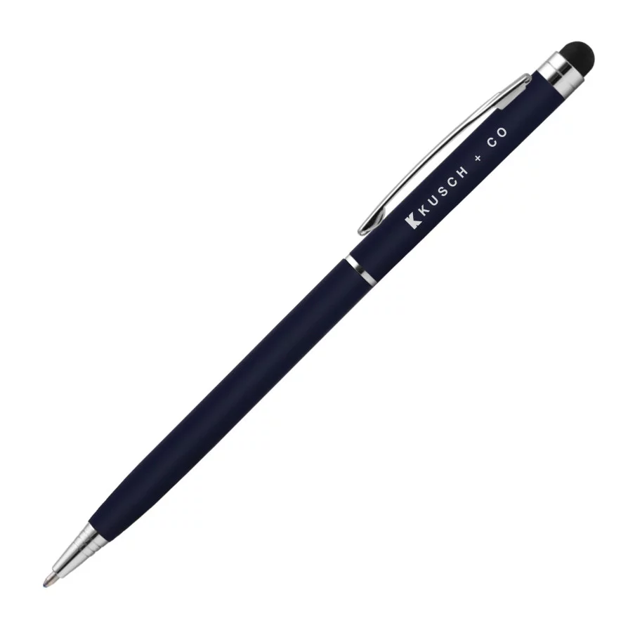 Stylo publicitaire stylet Hôtel Minnelli softy - Bleu marine 540