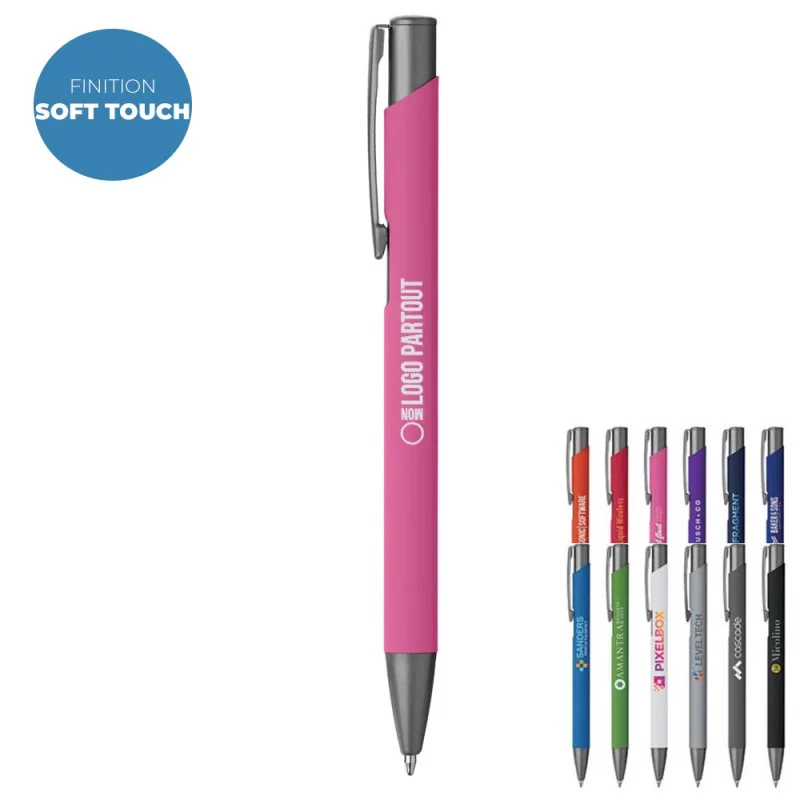 Stylo publicitaire Crosby dark personnalisable - couv