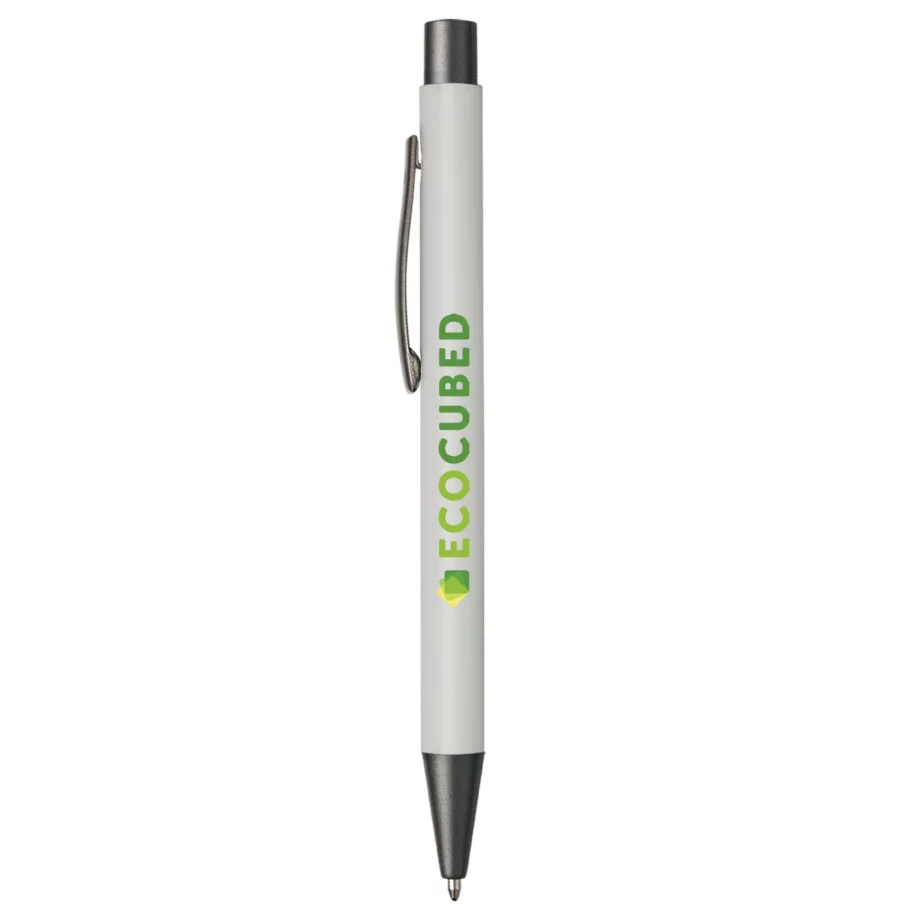 Stylo Publicitaire Bowie Soft-touch - Blanc
