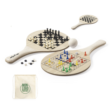 Raquettes de plage 2 en 1 Pecter 