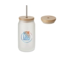Gobelet en verre et bambou Jarblim 400 ml 