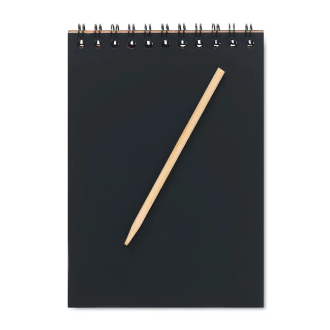 Carnet à gratter en kraft avec feuilles noires Black
