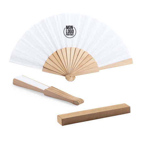 Éventail publicitaire en tissu RPET Woter 