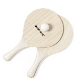 Raquette en bois et canne...