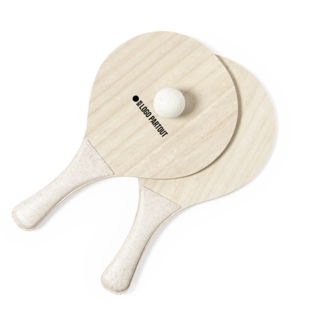 Raquette en bois et canne de blé Saiker 