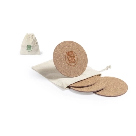 Lot de sous-verres en liège...