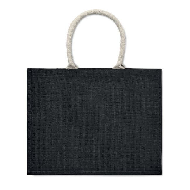 Sac shopping publicitaire en jute Aura 
