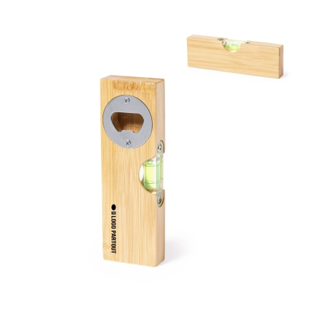 Décapsuleur en bambou 2 en 1 Nudok 