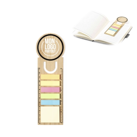 Règle marque-page en bambou Tecin 
