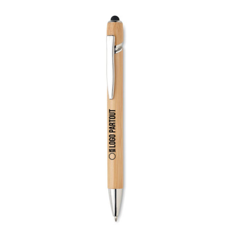 Stylo bille en bambou Renne 
