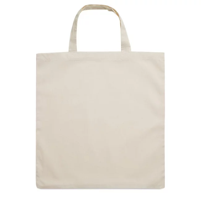 Sac Shopping Personnalisable Anses Courtes Ecru 