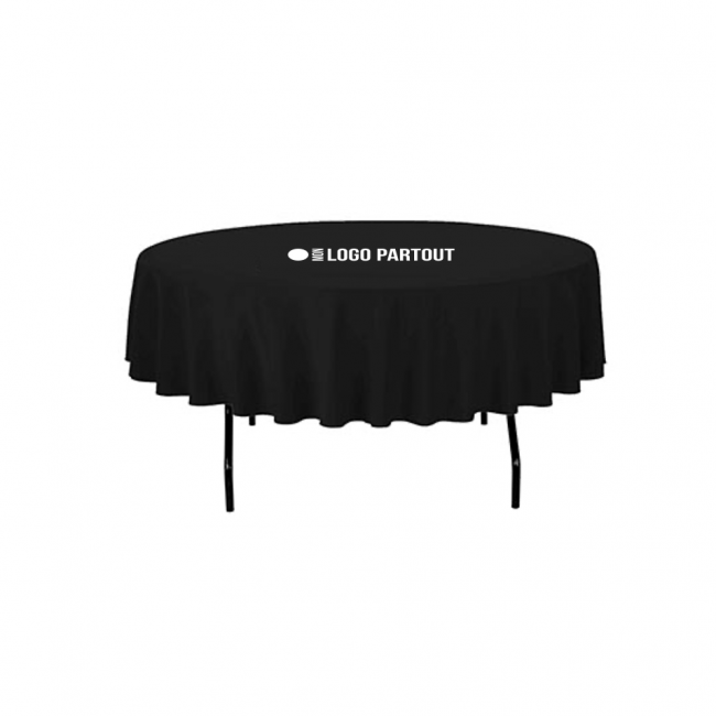 Nappe personnalisable ronde Expo 