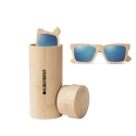 Lunettes de soleil bambou publicitaire Wanaka 