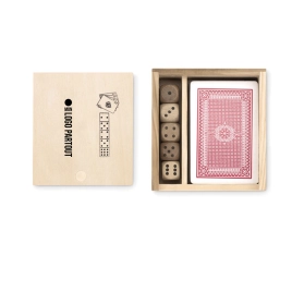 Coffret Dés et cartes à...