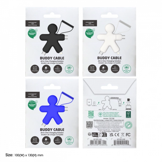 Câble de recharge Buddy Xoopar ® Câble de recharge Buddy XOOPAR ® - 12