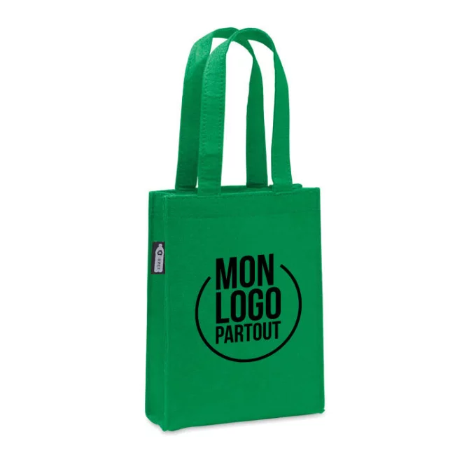 Petit sac cadeau personnalisé en feutre RPET Feltote 