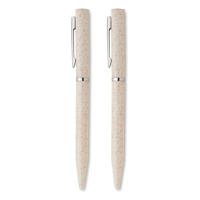Parure de stylos dans une boîte Peat