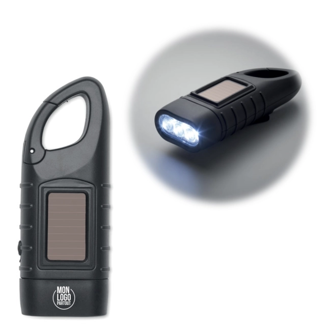 Lampe torche solaire et dynamo Sluz 