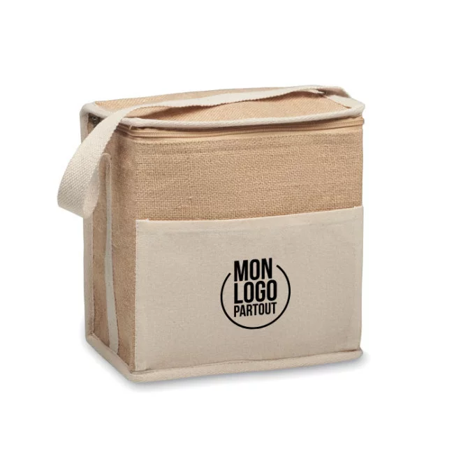 Sac isotherme personnalisé en jute Lona 
