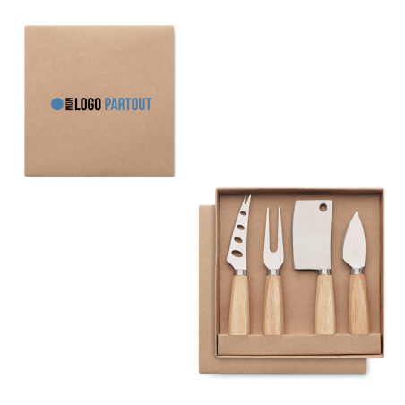 Set de couteaux à fromage Camembert 