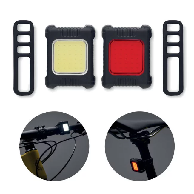 Lot de 2 éclairages de vélo COB Blight 