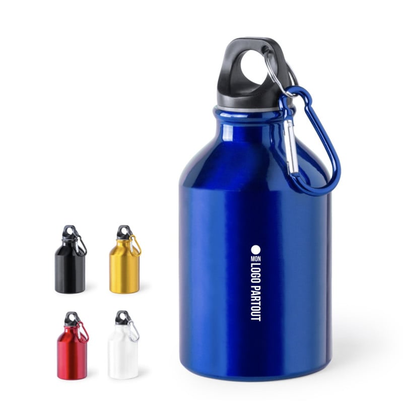 Gourde Publicitaire Mousqueton 300 ml 