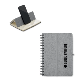 Carnet A5 support téléphone...