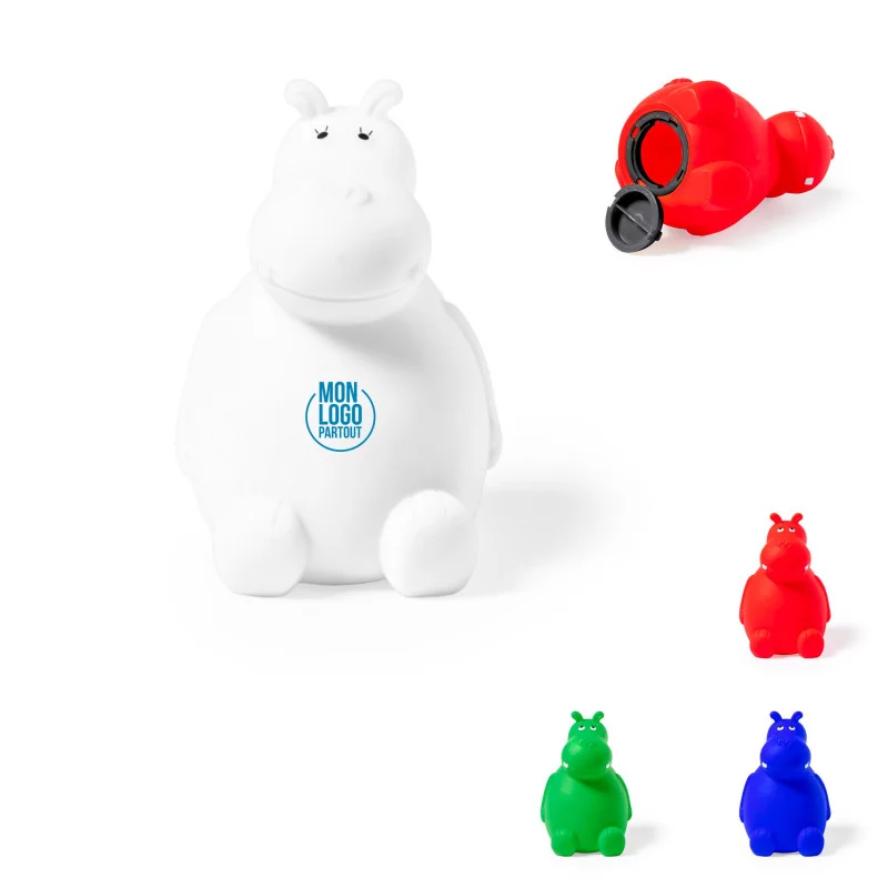 Tirelire publicitaire Hippo