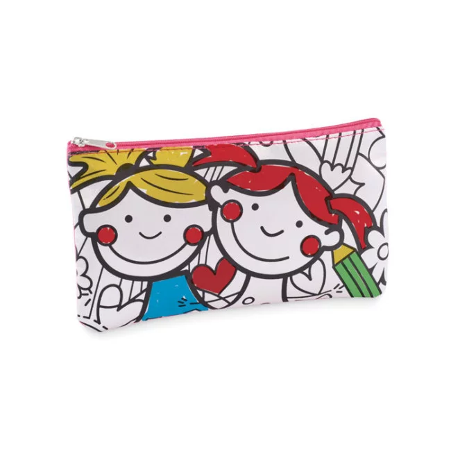 Trousse personnalisée à colorier Kiddo