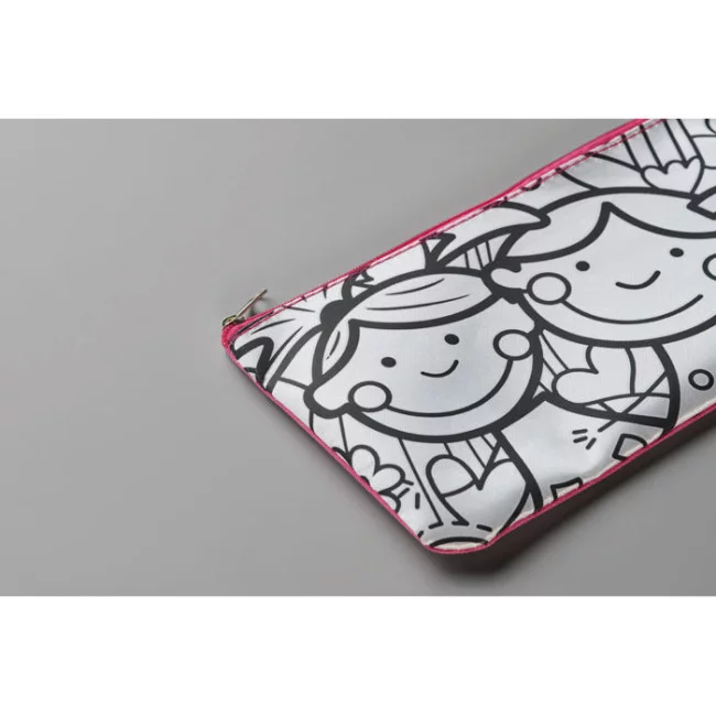 Trousse personnalisée à colorier Kiddo