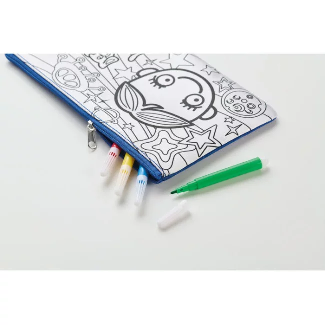 Trousse personnalisée à colorier Kiddo