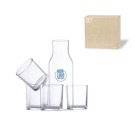 Ensemble carafe et verre Malister 