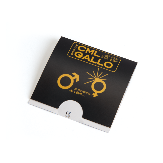 Préservatif personnalisé dans une pochette Safe