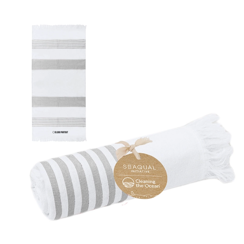 Fouta personnalisée SEAQUAL® Tirling (100x170 cm) 
