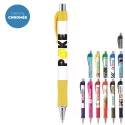 Stylo publicitaire Hepburn chrome 